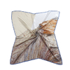 Sciarpa di seta tinta unita in cotone di seta quadrato 90x90 cm moda giovane donna