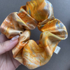 Scrunchies in seta di gelso con stampa digitale al 100% su misura per capelli ricci